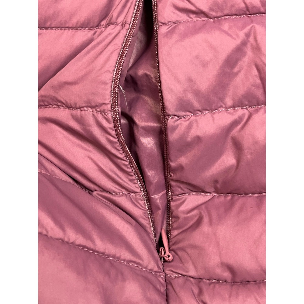 CREAM Lightweight Down Puffer Jacket CroppedMauve Purple Size 44 YKK Zip - Picture 4 of 8
